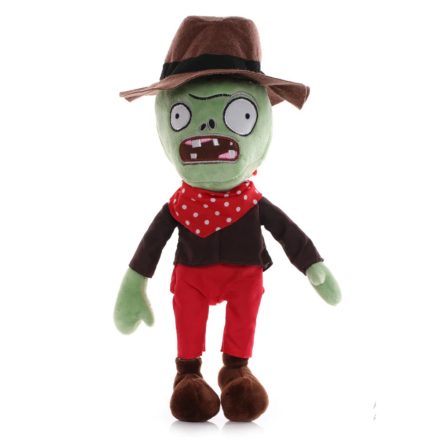 Barna-piros ruhás zombi plüss figura - Plants vs. Zombies - ÚJ