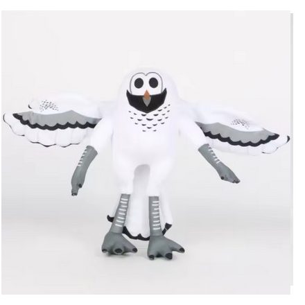 Fehér bagoly plüss figura - 99 Nights in The Forest - Roblox - ÚJ