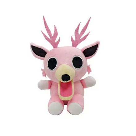 Rózsaszín szarvas, őz plüss figura - 99 Nights in The Forest - Roblox - ÚJ