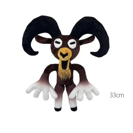 Nagy szarvú barna plüss figura - The Ram - 99 Nights in The Forest - Roblox - ÚJ