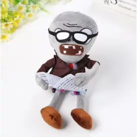   Szemüveges-újságos zombi plüss figura - Plants vs. Zombies - ÚJ