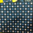 Kék-rózsaszín aprókockás férfi selyem nyakkendő - Tie Rack