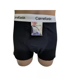   Férfi 5XL-es sötétkék feliratos derekú boxer, alsónadrág - CarreKanbt - Aura.Via - ÚJ