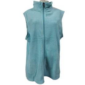 Női 3XL-es türkiz polár mellény - Tovta - ÚJ