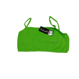 Női M-es zöld pántos melltartó - ÚJ