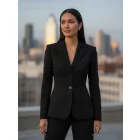 Női M-es fekete elegáns blézer - Watcher