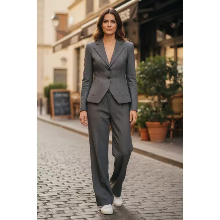 Női L-es szürke elegáns kosztüm, szett, együttes - Next