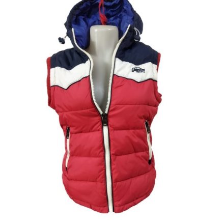 Női S-es piros-kék mellény - SuperDry Vintage
