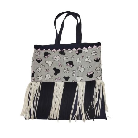 Sötétkék farmer füles táska - Minnie Egér