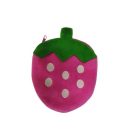 Plüss pink eper pénztárca - ÚJ