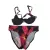 Női M-es fekete-pink mintás bikini - Lascana