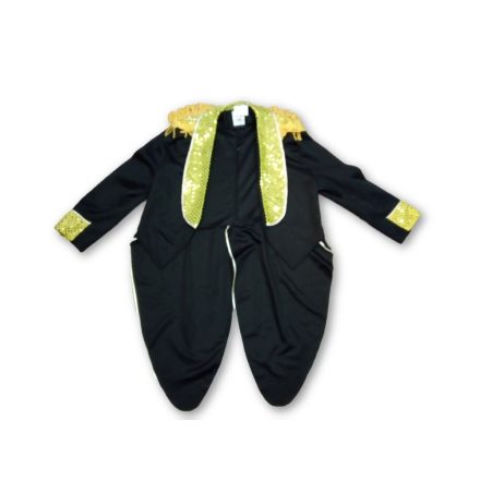 Férfi XL-es fekete jelmezruha, frakk, varázslóruha