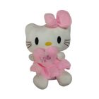 25 cm-es plüss figura, rózsaszín - Hello Kitty - ÚJ
