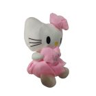 25 cm-es plüss figura, rózsaszín - Hello Kitty - ÚJ