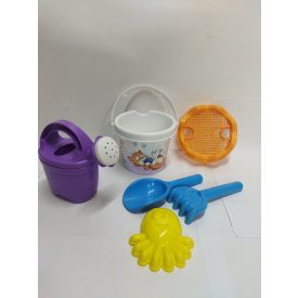 Cicás vödrös homokozójáték, homokozókészlet - ÚJ