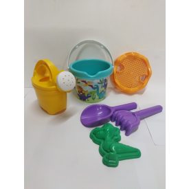 Dínós vödrös homokozójáték, homokozókészlet - ÚJ