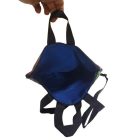 Fekete pszichedelikus mintás hátizsák 40x35 cm - ÚJ