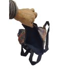 Fekete mandalamintás hátizsák 40x35 cm - ÚJ