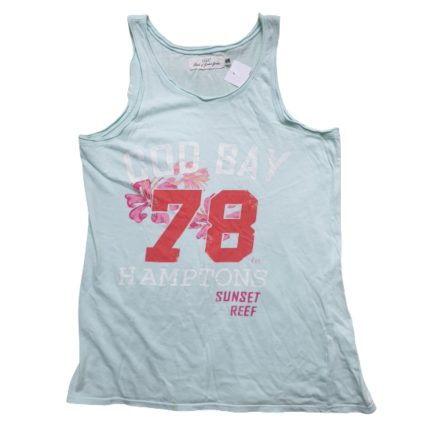 152-es zöld számos ujjatlan póló - H&M