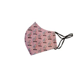   Rózsaszín maszk, szájmaszk, felnőtt méret - TikTok - ÚJ