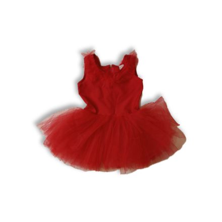 2-3 évesre piros tüllös aljú jelmezruha