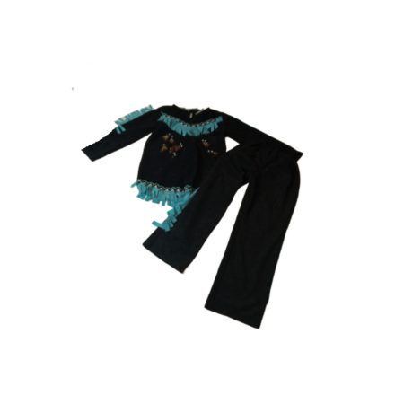 7-9 évesre kék-fekete kétrészes indián ruha, jelmez