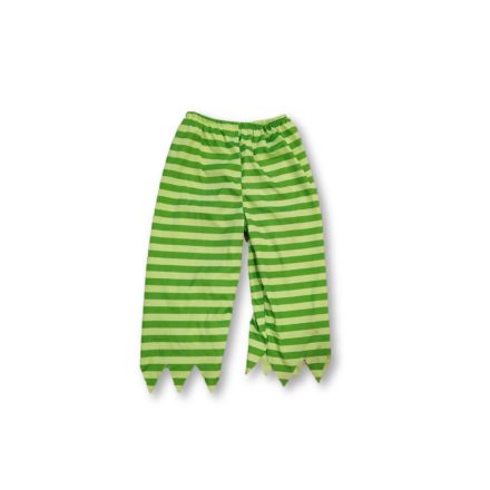 3-4 évesre zöld csíkos jelmez nadrág