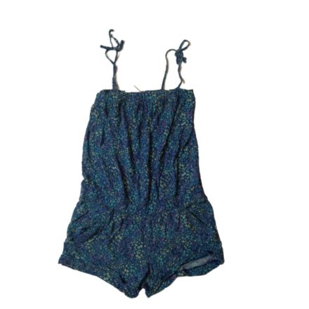 146-os kék virágos playsuit - H&M