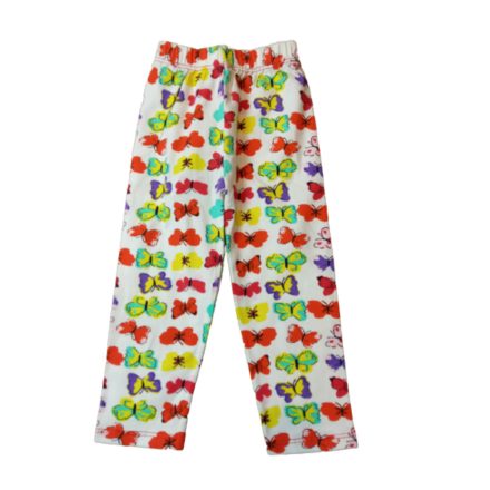 92-es fehér alapon színes lepkés leggings - ÚJ