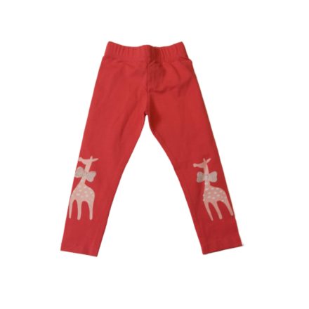 86-os piros zsiráfos leggings - ÚJ