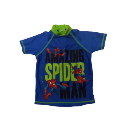 98-104-es kék napozófelső - Spiderman - Pókember