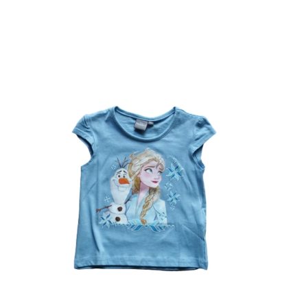 92-es kék lány póló - Frozen, Jégvarázs - ÚJ
