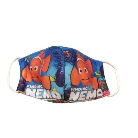 Kék szájmaszk, maszk, gyerek méret - Némó - ÚJ