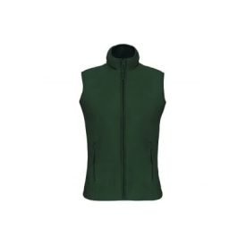 3XL-es sötétzöld unisex polár mellény - ÚJ