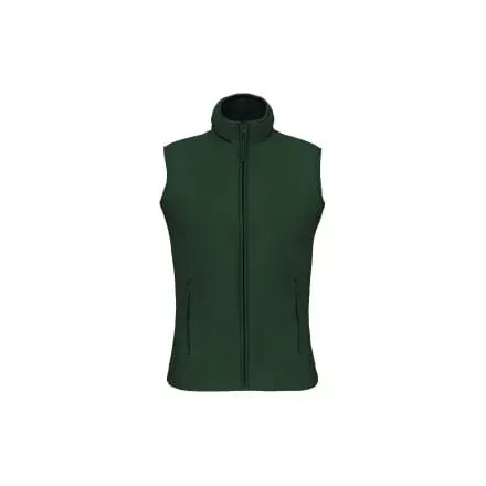 4XL-es sötétzöld unisex polár mellény - ÚJ
