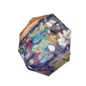 Festményes színes mintás automata esernyő - Monet - ÚJ