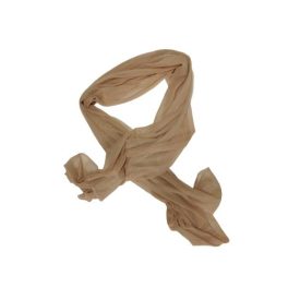 170 cm hosszú drapp tüll sál, kendő