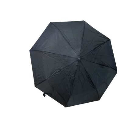 Fekete manuális összecsukható esernyő - ÚJ