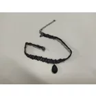 Fekete choker nyaklánc medállal - Halloween