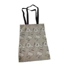 Drapp lámás erős füles bevásárlótáska, szatyor - ÚJ 