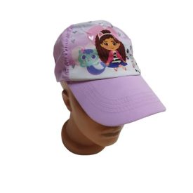   54 cm-es fejre lila baseball sapka - Gabby's Dollhouse - Gabi babaháza