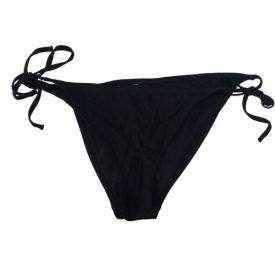 Női XXL-es fekete oldalt kötős bikinialsó