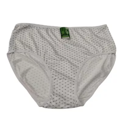 Női 4-5XL-es fehér klasszikus vonalú, nagyméretű magas derekú női bugyi - Timanni - ÚJ