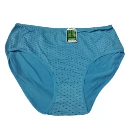   Női 5-6XL-es kék klasszikus vonalú, nagyméretű magas derekú női bugyi - Timanni - ÚJ