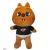 22 cm-es barna plüss figura - Stray Kids - Skzoo - Han Quokka - ÚJ