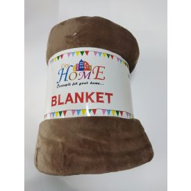 200x230 cm-es barna szőrmés óriás pléd, takaró - ÚJ