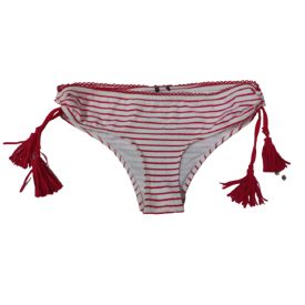 Női XS-es piros-fehér csíkos bikini alsó