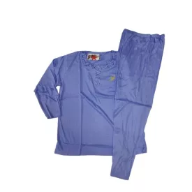 Női 3XL-es lila virágos-mintás pizsama - ÚJ