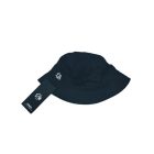 58 cm-es fejre fekete vászon nyári kalap (férfi vagy fiú) - New Yorker - ÚJ 