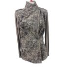 Női M-es szürke mintás blézer, kiskabát - Beate Heymann